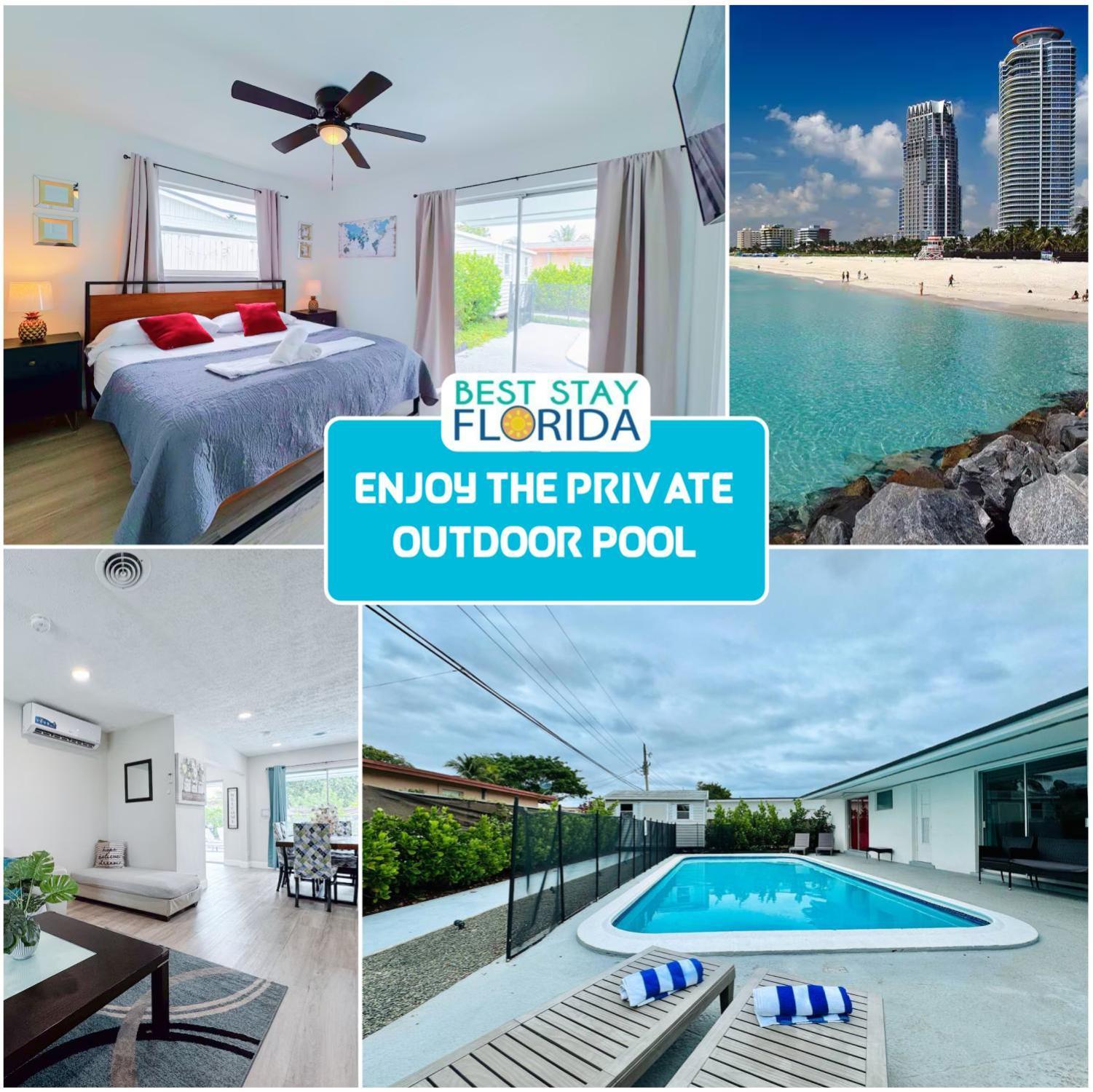 Tropical Villa Pool Courtyard & Garden View 포트 로더데일 외부 사진